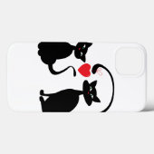 iPhone/iPad Case Cat Zeichnend (Rückseite (Horizontal))