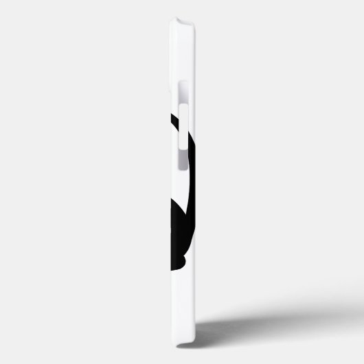 iPhone/iPad Case Cat Zeichnend (Rückseite / Links)