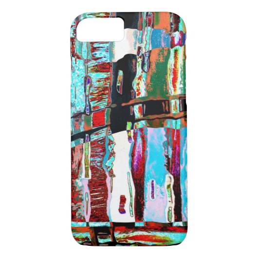 iPhone / iPad Case – Collapse Reflection Abstract  (Rückseite)