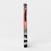 iPhone / iPad Case – Red Pulse Abstract Design (Hinten/Links)