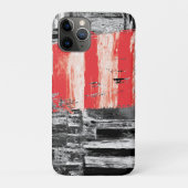 iPhone / iPad Case – Red Pulse Abstract Design (Rückseite)