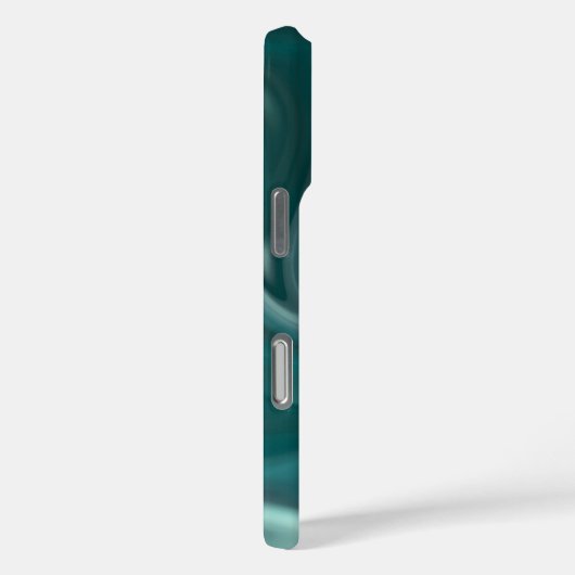 iPhone / iPad case Teal Marble Abstract (Rückseite / Rechts)