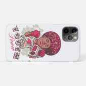 iPhone / iPad Case – YOUTH Power Afro & Boombox  (Rückseite (Horizontal))