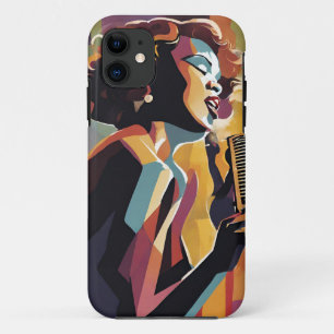 iPhone / iPad Fall Female Nightclub Singer Case-Mate iPhone Hülle