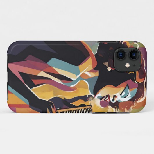 iPhone / iPad Fall Female Nightclub Singer Case-Mate iPhone Hülle (Rückseite (Horizontal))