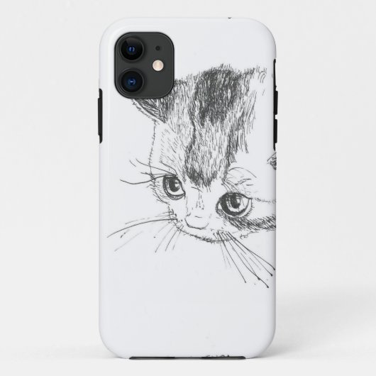 iPhone/iPad Fall-Katzen-Zeichnen Case-Mate iPhone Hülle (Rückseite)