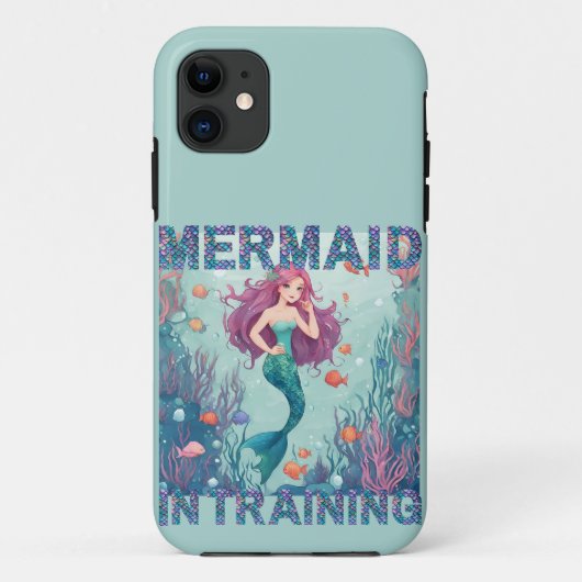 iPhone / iPad Fall Mermaid in Training Case-Mate iPhone Hülle (Rückseite)