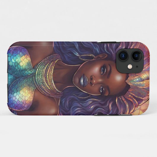 iPhone/iPad Fall Mermaid Mythical Sea Creature Case-Mate iPhone Hülle (Rückseite (Horizontal))