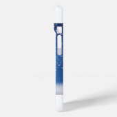 iPhone/iPad-Fall mit Blauer Flüssig-Blase-Muster Case-Mate iPhone Hülle (Rückseite / Links)