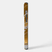 iPhone/iPad-Fall mit Luxus-Gold-Marble iPhone Hülle (Linke Seite)