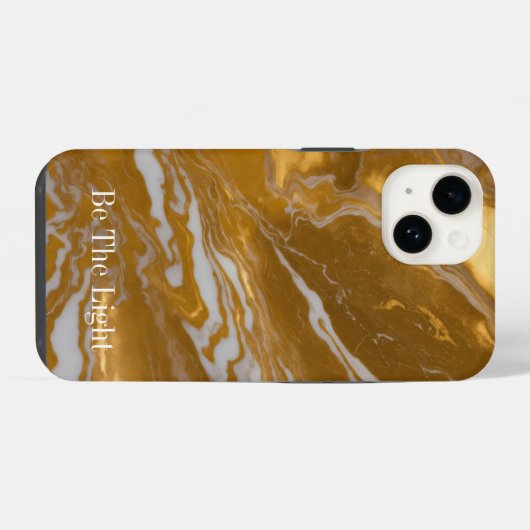 iPhone/iPad-Fall mit Luxus-Gold-Marble iPhone Hülle (Rückseite (Horizontal))