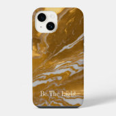 iPhone/iPad-Fall mit Luxus-Gold-Marble iPhone Hülle (Rückseite)