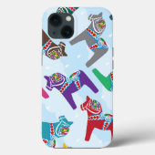 iPhone / iPad Fall SCANDINAVIAN DALA HORSE PATTERN Case-Mate iPhone Hülle (Rückseite)