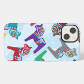iPhone / iPad Fall Skandinavien Datenpferd Design Hülle (Rückseite (Horizontal))