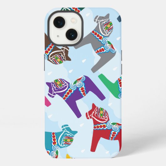 iPhone / iPad Fall Skandinavien Datenpferd Design Hülle (Rückseite)