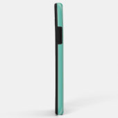 iPhone / iPad Gehäuse Aqua Green Stripe Case-Mate iPhone Hülle (Hinten/Rechts)