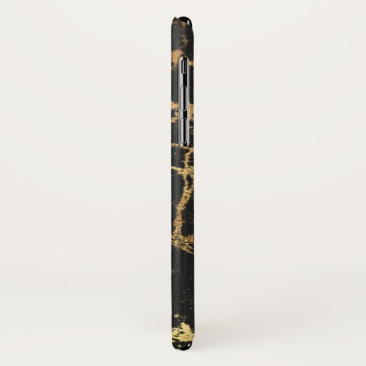 iPhone/iPad-Gehäuse aus schwarzem und goldenem Mar Case-Mate iPhone Hülle (Hinten/Links)