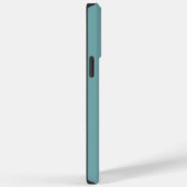 iPhone/iPad-Gehäuse aus weißem Blumen-Monogramm Case-Mate iPhone Hülle (Rückseite / Rechts)