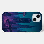 iPhone/iPad Gehäuse Cyber City Glow Case-Mate iPhone Hülle (Rückseite (Horizontal))