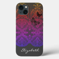 iPhone / iPad Gehäuse DIY NAME ANTIQUE LACE IN GRA