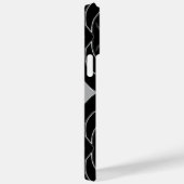 iPhone / iPad Gehäuse, Ein lebendiges schwarzes Fa Case-Mate iPhone Hülle (Rückseite / Rechts)