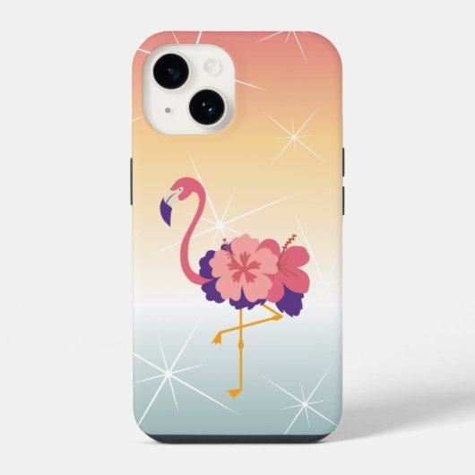 iPhone / iPad Gehäuse Flamingo Sunset Collection Hülle (Rückseite)