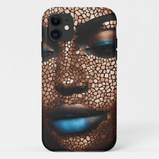 iPhone / iPad Gehäuse Frau Blue Copper Mosiac Case-Mate iPhone Hülle