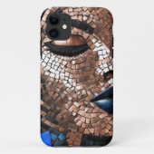 iPhone / iPad Gehäuse Frau Blue Copper Mosiac Case-Mate iPhone Hülle (Rückseite)