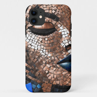 iPhone / iPad Gehäuse Frau Blue Copper Mosiac Case-Mate iPhone Hülle