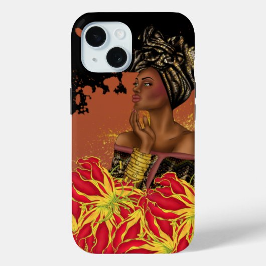iPhone/iPad-Gehäuse für afrikanische Frauen Case-Mate iPhone Hülle (Rückseite)