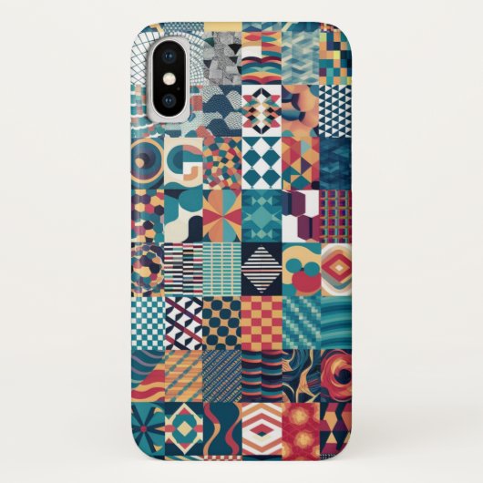 iPhone/iPad-Gehäuse für künstlerisches Gitter Case-Mate iPhone Hülle (Rückseite)