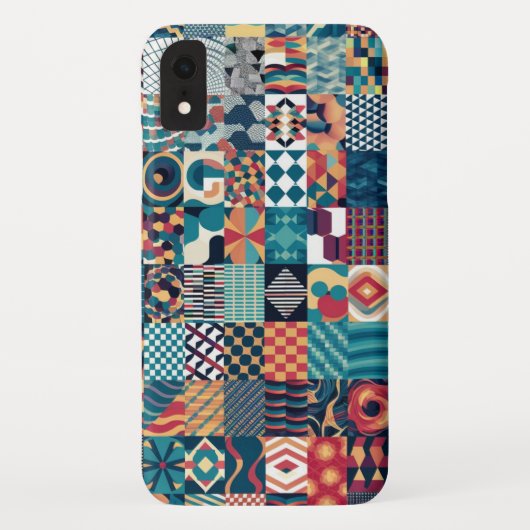iPhone/iPad-Gehäuse für künstlerisches Gitter Case-Mate iPhone Hülle (Rückseite)