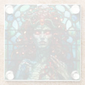 iPhone/iPad-Gehäuse Glasuntersetzer (Rückseite)