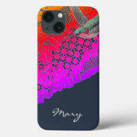 iPhone/iPad Gehäuse HUMMINGBIRD UND INDIVIDUELLE N