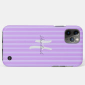 iPhone / iPad Gehäuse Lavendel Lila Stripe Case-Mate iPhone Hülle (Rückseite (Horizontal))