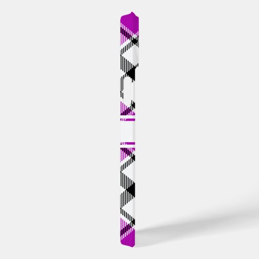 iPhone/iPad Gehäuse Lila Kariert HAMbWG Case-Mate iPhone Hülle (Rückseite / Rechts)