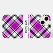 iPhone/iPad Gehäuse Lila Kariert HAMbWG Case-Mate iPhone Hülle (Rückseite (Horizontal))