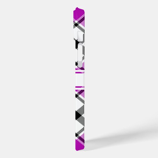 iPhone/iPad Gehäuse Lila Kariert HAMbWG Case-Mate iPhone Hülle (Rückseite / Links)