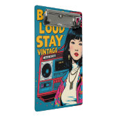 iPhone/iPad-Gehäuse Mini Klemmbrett (Schrägansicht)