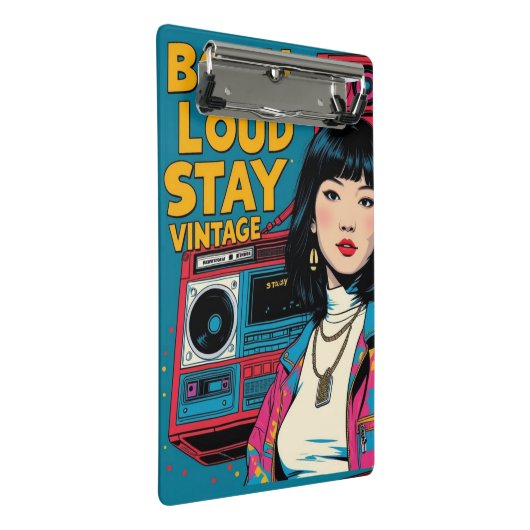 iPhone/iPad-Gehäuse Mini Klemmbrett (Schrägansicht)