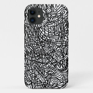 iPhone/iPad-Gehäuse mit abstrakter Schwarzweiß-Lin Case-Mate iPhone Hülle