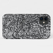 iPhone/iPad-Gehäuse mit abstrakter Schwarzweiß-Lin Case-Mate iPhone Hülle (Rückseite (Horizontal))