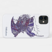 iPhone/iPad Gehäuse mit detaillierter handgezeichn Case-Mate iPhone Hülle (Rückseite (Horizontal))