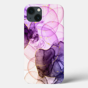 iPhone/iPad-Gehäuse mit Lila Glitzer (Wasserfarbe) Case-Mate iPhone Hülle