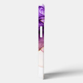 iPhone/iPad-Gehäuse mit Lila Glitzer (Wasserfarbe) Case-Mate iPhone Hülle (Rückseite / Rechts)