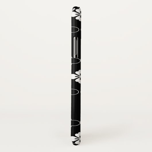 iPhone/iPad-Gehäuse mit schwarzen und weißen Flies Case-Mate iPhone Hülle (Hinten/Rechts)