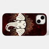 iPhone/iPad-Gehäuse mit weißem Elephant Case-Mate iPhone Hülle (Rückseite (Horizontal))