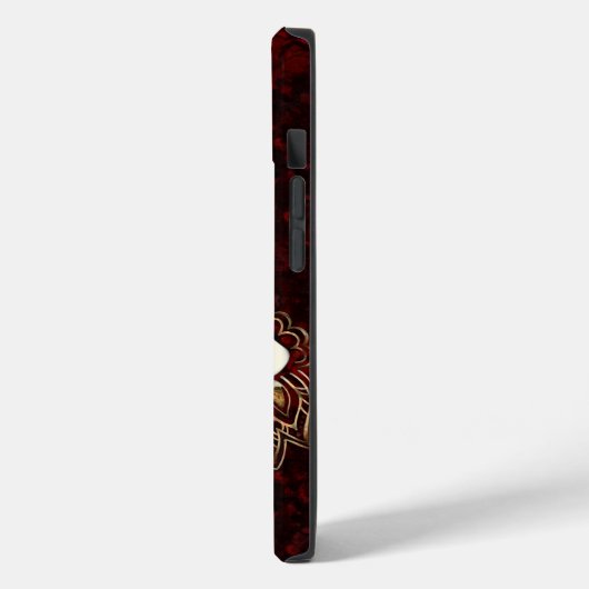 iPhone/iPad-Gehäuse mit weißem Elephant Case-Mate iPhone Hülle (Rückseite / Links)