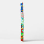 iPhone / iPad Gehäuse Paisley Red und Green Case-Mate iPhone Hülle (Rückseite / Rechts)