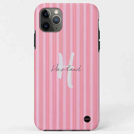iPhone/iPad Gehäuse Pelletti Pink Streifen Case-Mate iPhone Hülle (Rückseite)